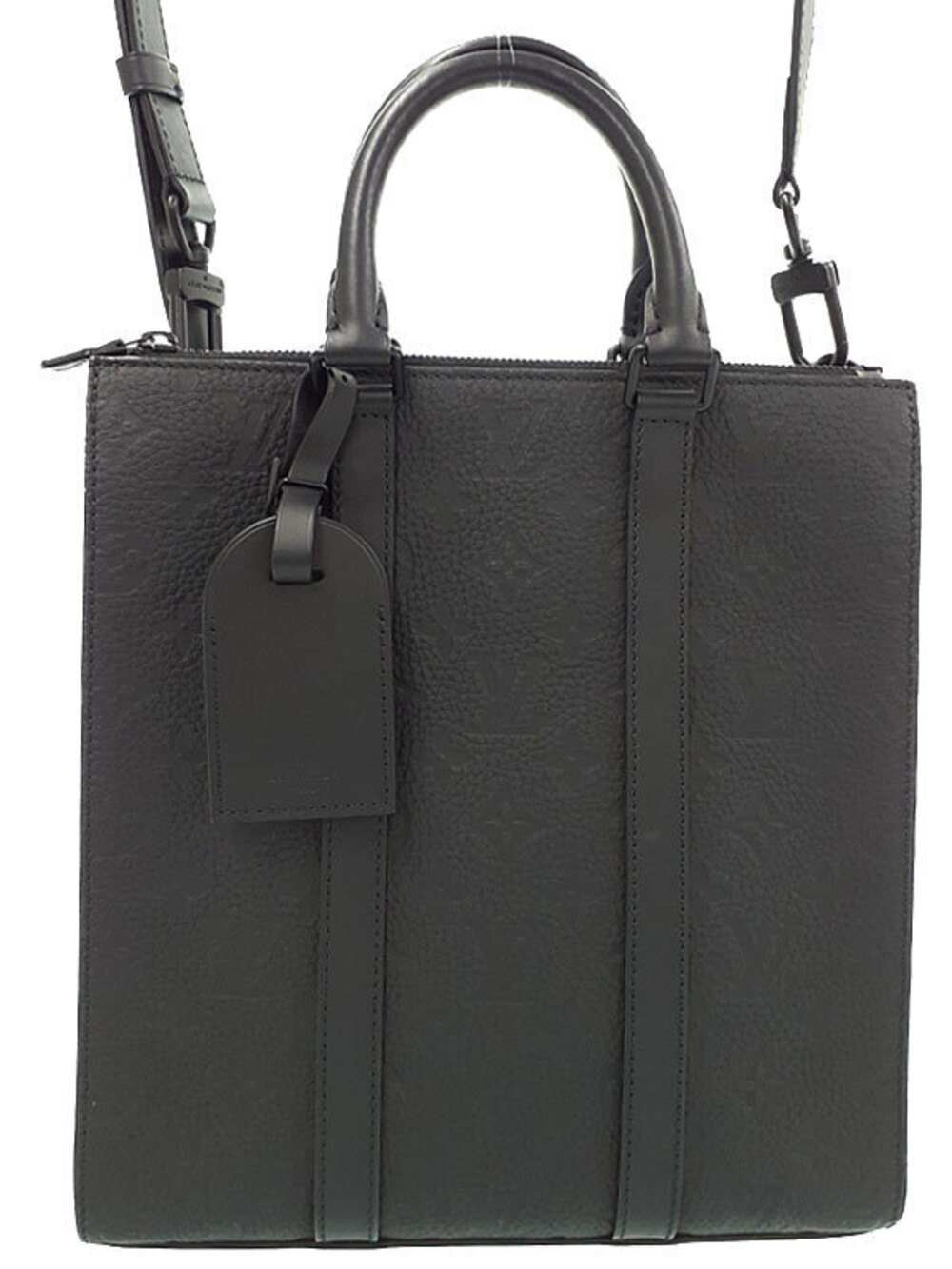Louis Vuitton Taurillon Monogram Sac Plat Cross Bag